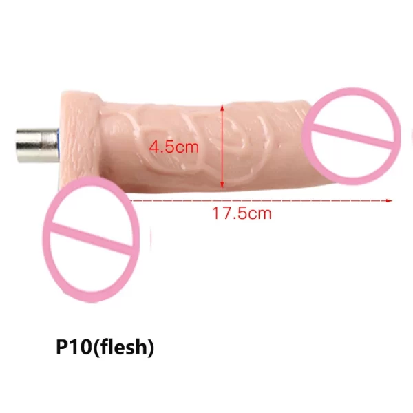 Dildo Attachments for Sex Machine with 3XLR Connectors