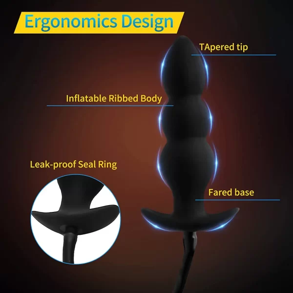 Unisex G-spot Expansion Stimulator Anal Butt Plug