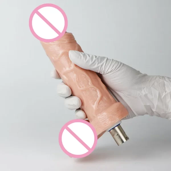 Realistic Vibration Dildos with 3XLR Connector for Sex Machine