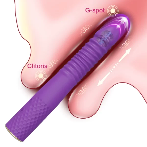 Unisex Telescopic Automatic Dildo Vibrator Sex Machine