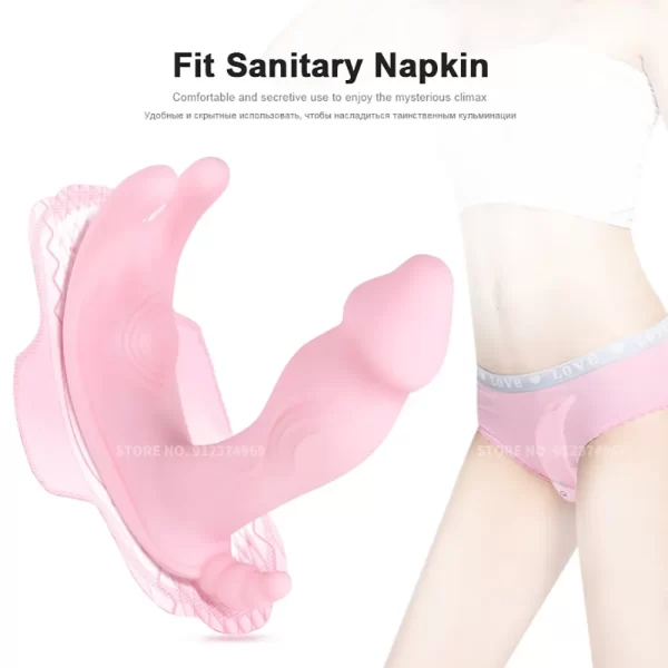 Remote Control Dildo Vibrator Panties for Women