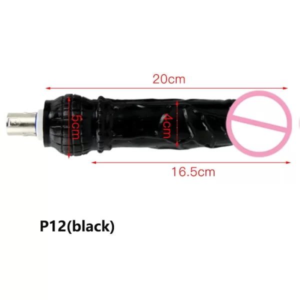 Dildo Attachments for Sex Machine with 3XLR Connectors