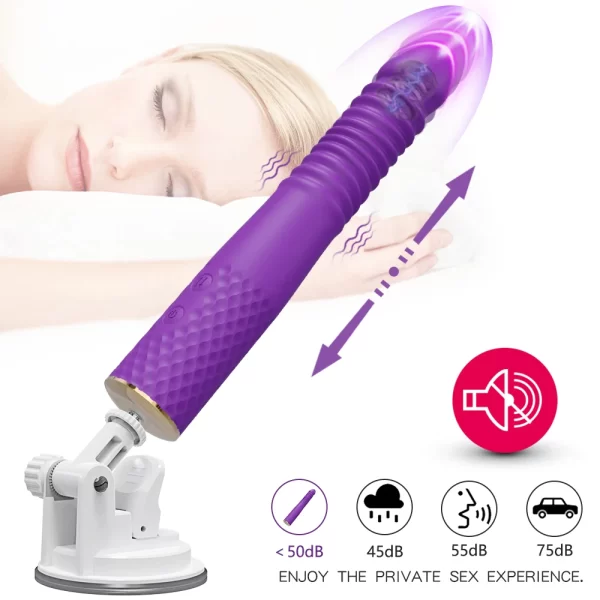 Unisex Telescopic Automatic Dildo Vibrator Sex Machine