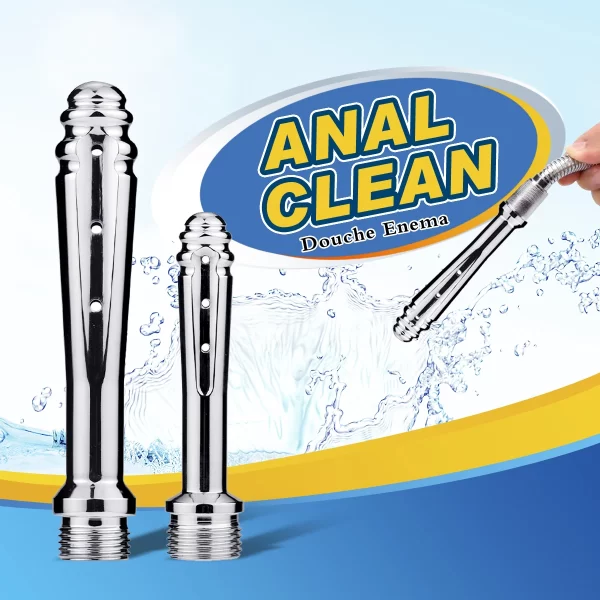 Metal 7 Holes Anal Enema Shower