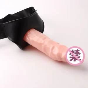 Unisex Wearable Lengthen Sleeve Strap-on Hollow Dildo Penis