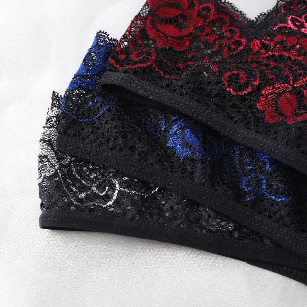 Women's Sexy Crotchless Lace Low-Waist Lingerie