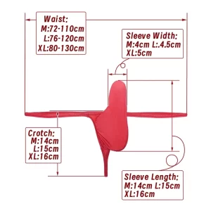 Men’s Gloss G-Strings Low-waisted High Elasticity Lingerie