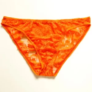 Men’s Sexy Lace Low Waist Panties
