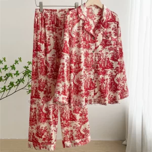 Women’s Floral Print 2pce Pajamas Set