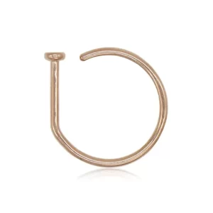 Unisex Fake Piercing Nose Ring Stainless Steel