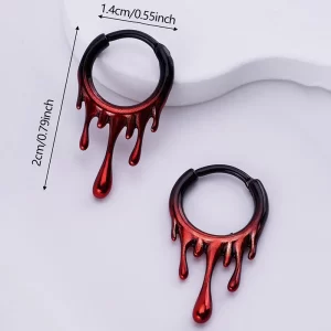 Surgical Steel Bat Septum Piercing Hinged Segment Nose Ring