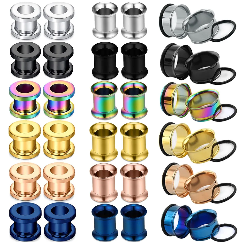 Stainless Steel Ear Plugs Tunnels