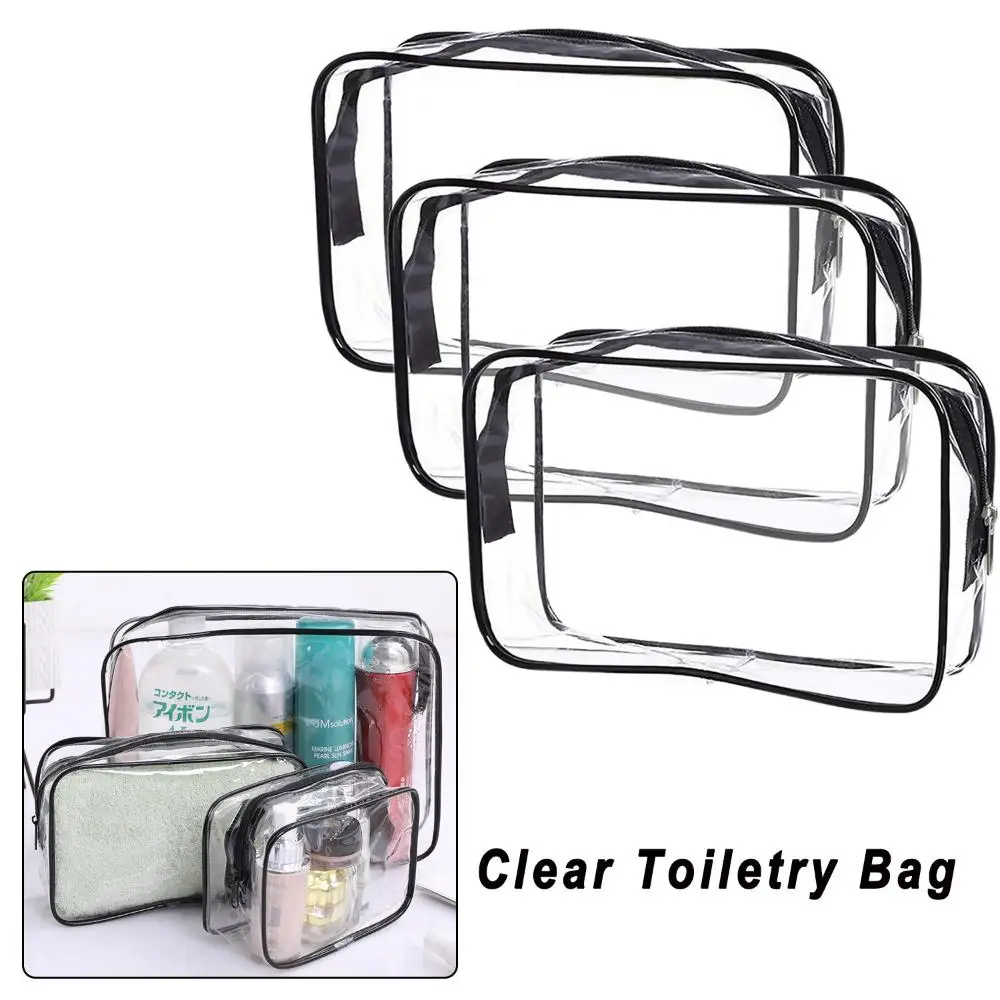 Waterproof Zipper Storage Transparent Cosmetic/Toiletry Bag