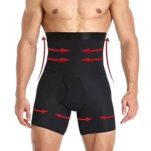 Men’s High-Waist Tummy Control Compression Body Shaper