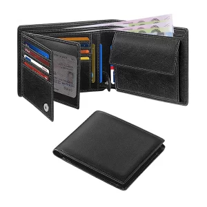 Multi-Function RFID Blocking Slim Wallet with 15 Card Holders