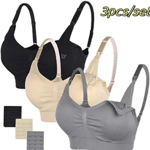 Cotton Seamless Plus Size Push-Up Breastfeeding Nursing Bra