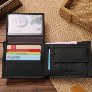 Men’s Genuine Leather Short Wallet