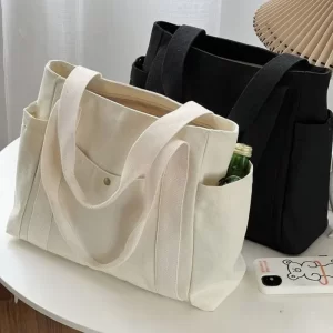 Large Capacity Canvas Shoulder/Tote Bag