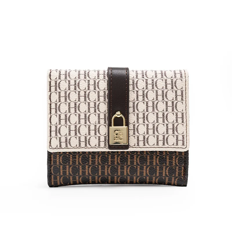 Ladies' Versatile PU Leather Print Design Wallet