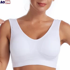 Plus Size Adjustable Wireless Seamless Sports Bra