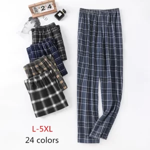 Men’s Cotton Plaid Pyjama Pants