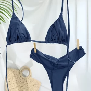 Sexy Low-Waist Two-Piece Bikini Set