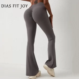 Flared High Waist Hip Lifting Leggings
