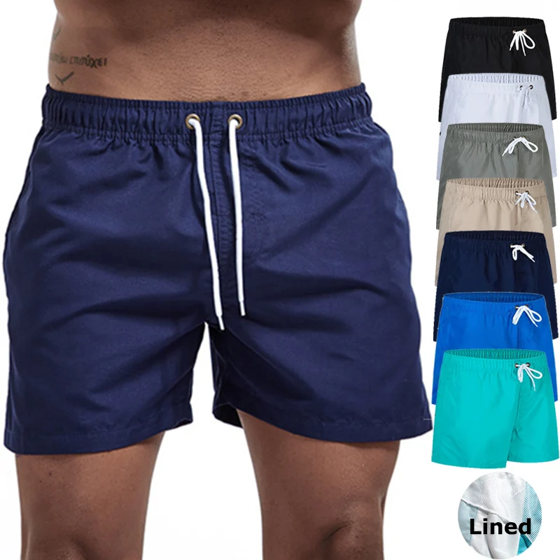 Men's Casual Swimwear Trunks with Pockets