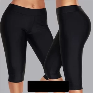 Women’s High Waisted Capri Leggings No Pockets