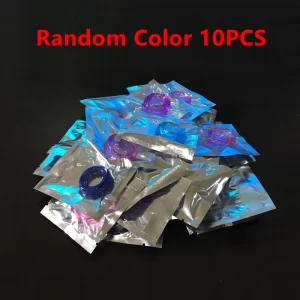 10/5Pcs Men’s Silicone Durable Penis Ring