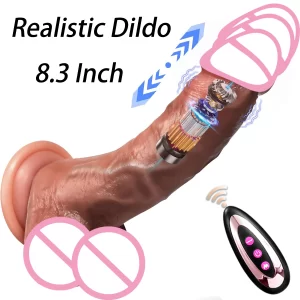 Realistic Vagina/Anal Thrusting Penis Dildo