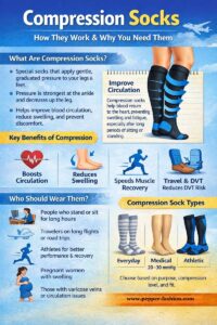 Compression Socks Infographic