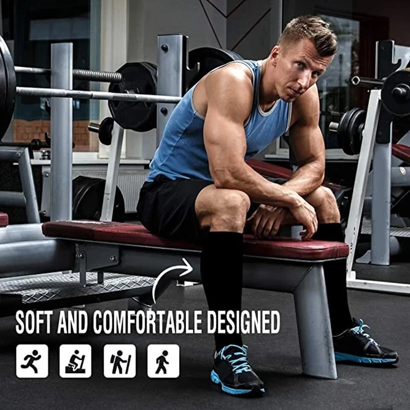 2 Pairs Anti-Fatigue Blood Circulation Compression Socks