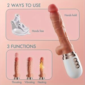 Sex Machine with 10 Vibration Modes, Push Mode, Heating Mode
