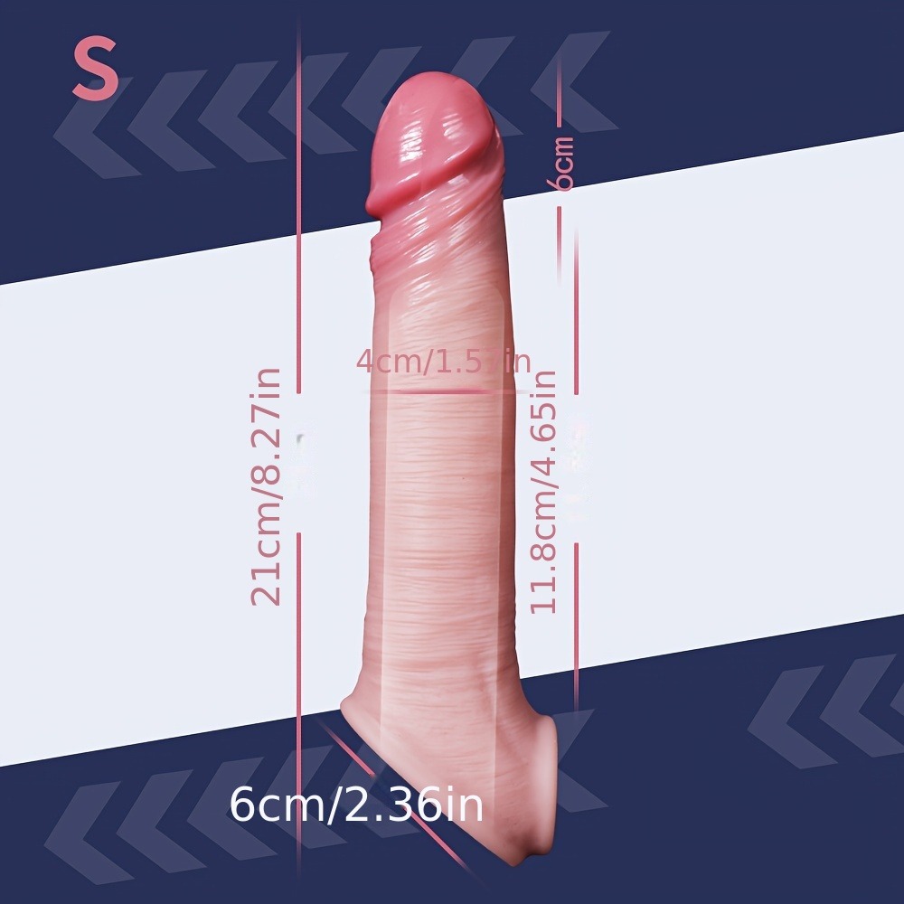 Hollow Wearable Reusable Male Penis Condom