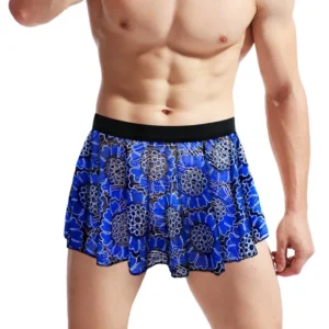 Unisex Pleated Mini Skirt with Elastic Waist