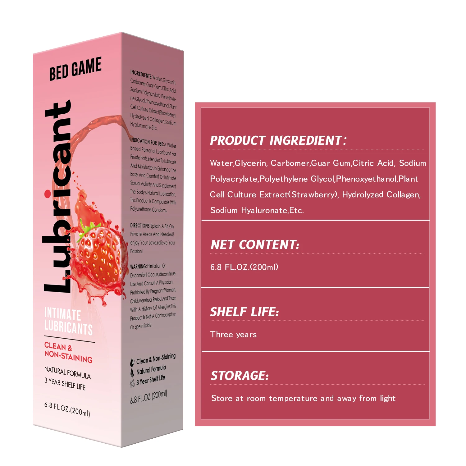 Unisex Fruit Fragrance Water-Based Gel Lubricant - Image 4