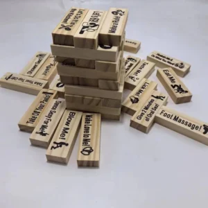 48pcs Adult Couple Flirting Tower Building Block Game